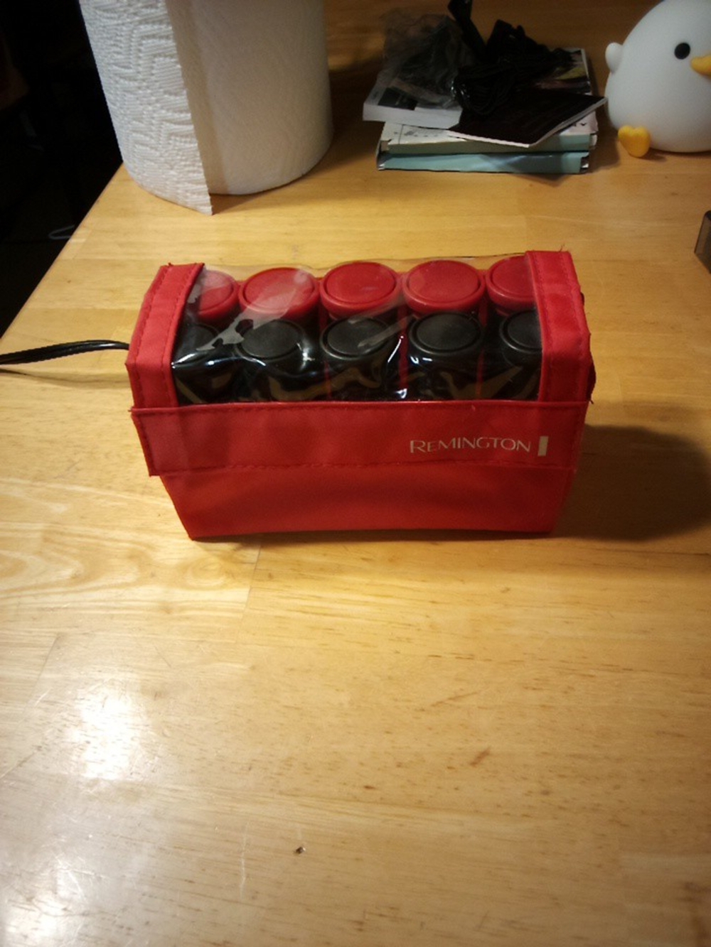 Remington Red Heated Roller Travel Storage Case